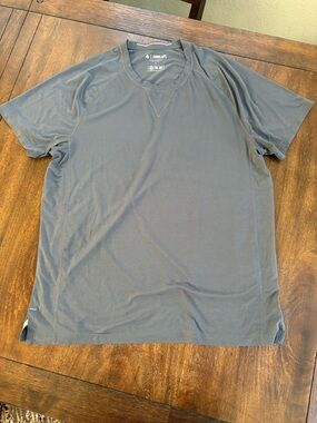 Fourlaps RE-UP Performance TECH Short Sleeve Crew Shirt Men's Large Gray**